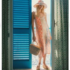 AURORA STRAPPY MIDI DRESS Size 16